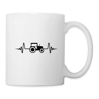 Tracteur Puls Farmer - Mug blanc - blanc - Droite