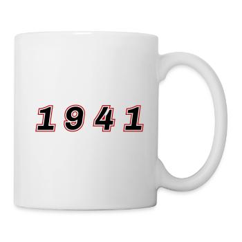 Numéro de l’année 1941 - Mug blanc - blanc - Droite