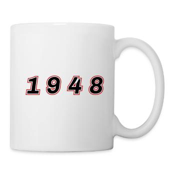 Numéro de l’année 1948 - Mug blanc - blanc - Droite