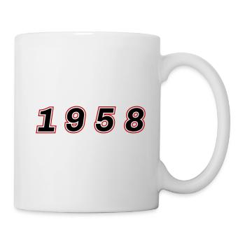 1958 Year Number - Mug - white - Right