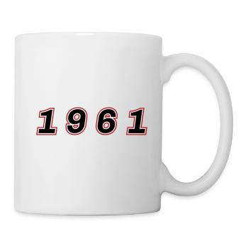 1961 Year Number - Mug - white - Right