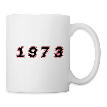 Numéro de l’année 1973 - Mug blanc - blanc - Droite