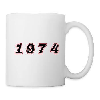 1974 Year Number - Mug - white - Right