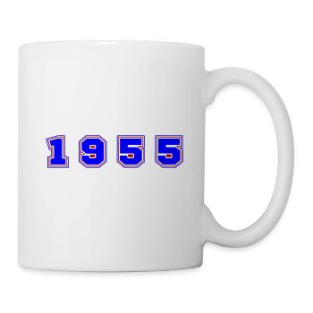 Numéro de l’année 1955 - Mug blanc - blanc - Droite