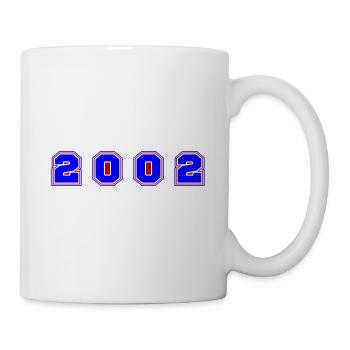 Numéro de l’année 2002 - Mug blanc - blanc - Droite