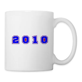Numéro de l’année 2010 - Mug blanc - blanc - Droite