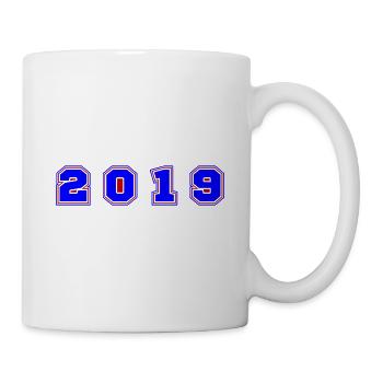 2019 Year Number - Mug - white - Right