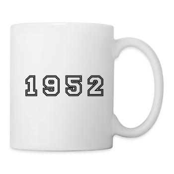 1952 Year Number - Mug - white - Right