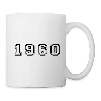 Numéro de l’année 1960 - Mug blanc - blanc - Droite