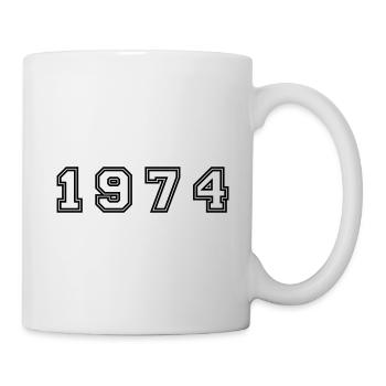 1974 Year Number - Mug - white - Right