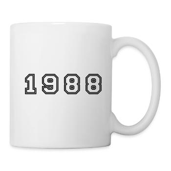 Numéro de l’année 1988 - Mug blanc - blanc - Droite