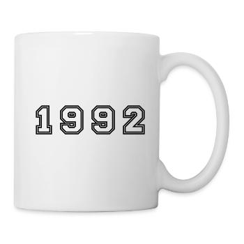 Numéro de l’année 1992 - Mug blanc - blanc - Droite