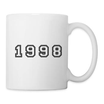 Numéro de l’année 1998 - Mug blanc - blanc - Droite