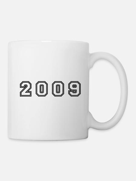 Numéro de l’année 2009 - Mug blanc - blanc