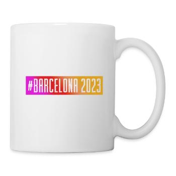 Barcelona 2023 - Tasse - Weiß - Rechts