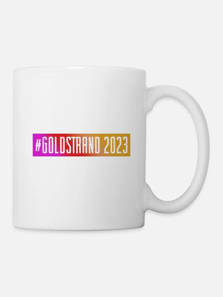 Goldstrand 2023 - Tasse - Weiß