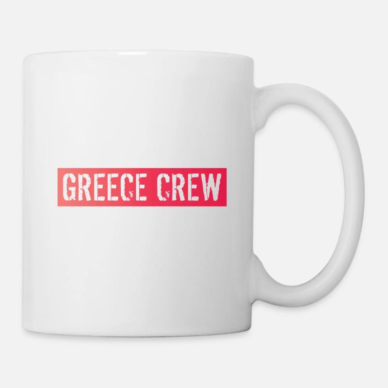 Greece Crew - Tasse - Weiß