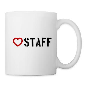 Staff Heart - Mug - white - Right