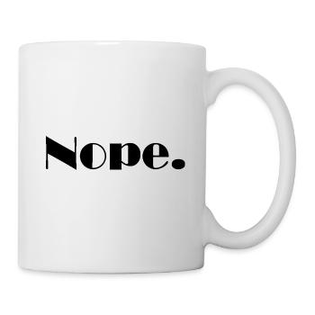 Non. - Mug blanc - blanc - Droite