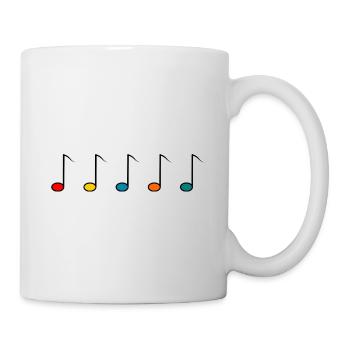 music. rock. MUSIC FESTIVAL. piano. choir. - Mug - white - Right