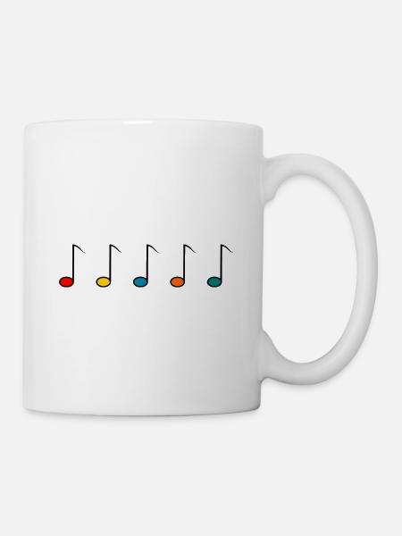 MUSIQUE. ROCK. FÊTE DE LA MUSIQUE. PIANO. CHORALE. - Mug blanc - blanc