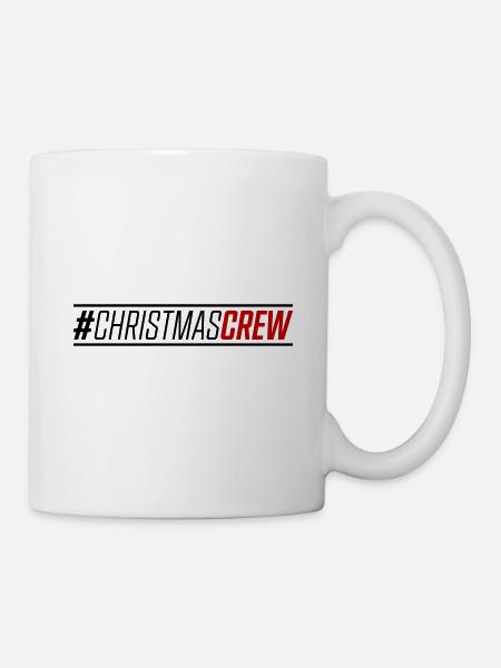 christmas crew - Tasse - Weiß