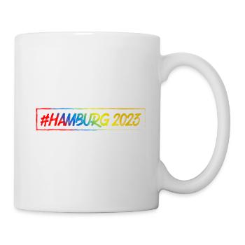 Hamburg 2023 - Tasse - Weiß - Rechts