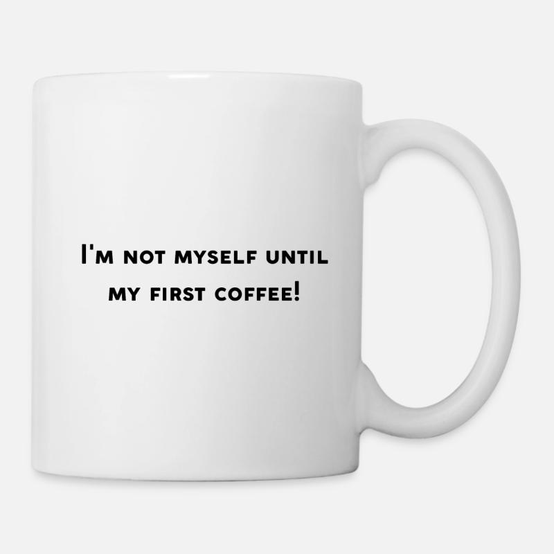 Design drôle café - Mug blanc - blanc