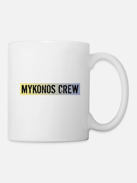 Mykonos Crew - Tasse - Weiß