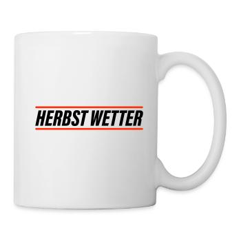 Herbst Wetter - Tasse - Weiß - Rechts