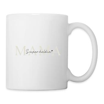 Mama Superheldin - Tasse - Weiß - Rechts