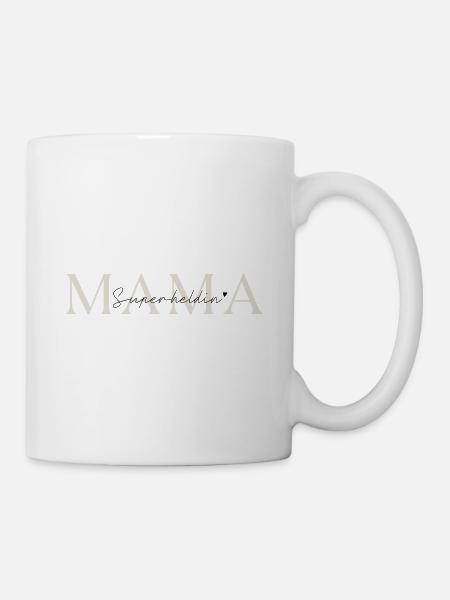 Mama Superheldin - Tasse - Weiß