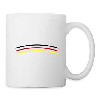 Germany flag line - Mug - white - Right