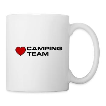 Camping Team Heart - Mug - white - Right