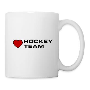 Hockey Team Heart - Mug - white - Right