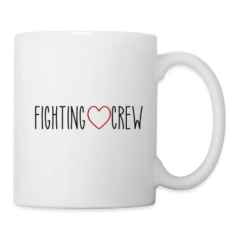 Cœur d’équipage de combat - Mug blanc - blanc - Droite