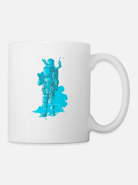 Onwards, Papa Space! - Mug blanc - blanc