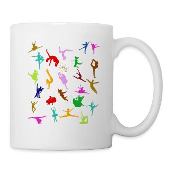 COLORFUL SILHOUETTES - Tasse - Weiß - Rechts