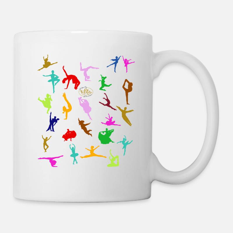 COLOURFUL SILHOUETTES - Mug blanc - blanc