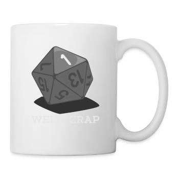 Tabletop Rollenspiel RP W20 Brettspiel DSA P&P - Tasse - Weiß - Rechts