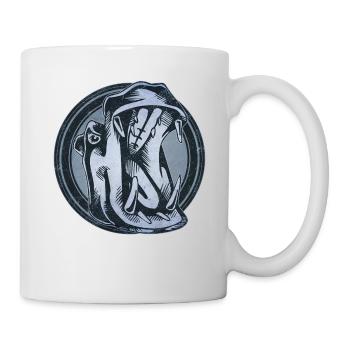 Wild Hippo Grunge Animal - Mug - white - Right