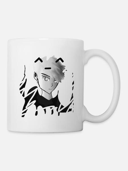 Garçon en gris - Mug blanc - blanc