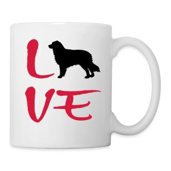 Australian Shepherd Aussie LOVE - Mug - white - Right