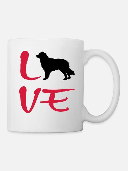 Australian Shepherd Aussie LOVE - Mug - white