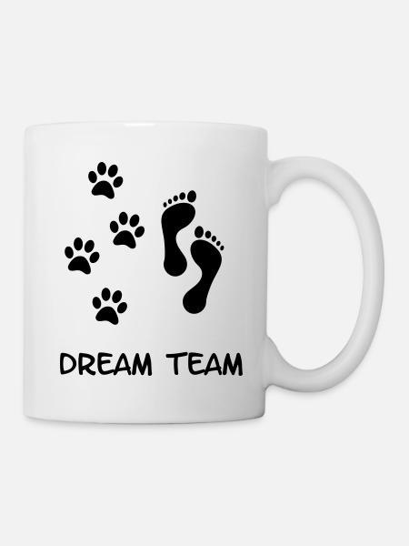 Your dog and you the dream team. Dog Friend - Mug - white
