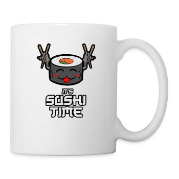C'est l'heure de Shushi - Mug blanc - blanc - Droite