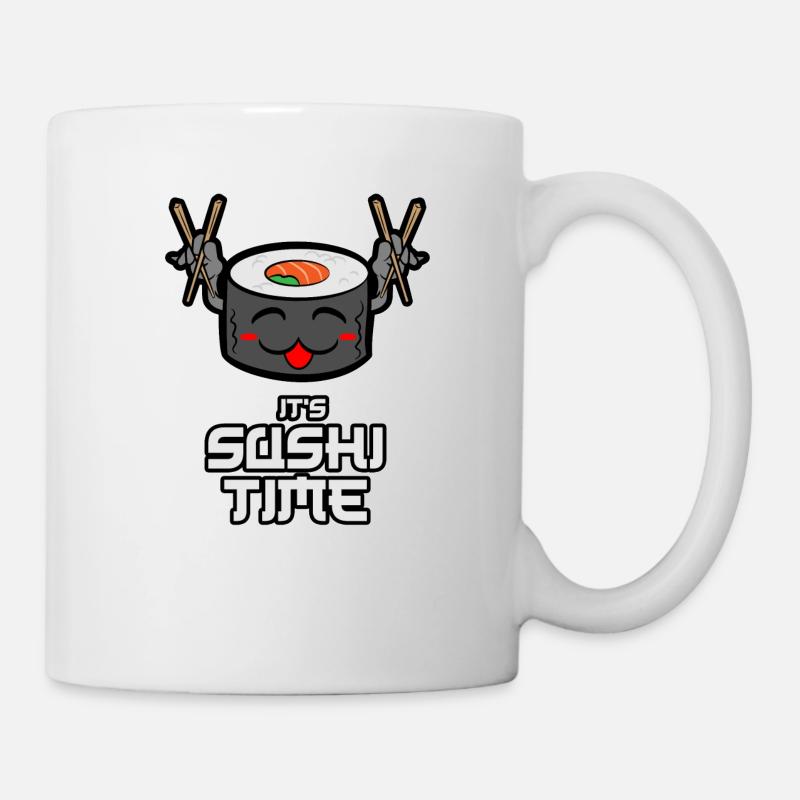 Es ist Shushi Zeit - Tasse - Weiß