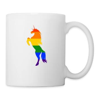 Unicorn LGBT Gay Pride Rainbow CSD - Mug - white - Right