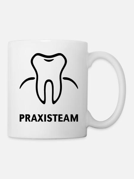 Praxisteam (Zahnarzt / Zahnarztpraxis) - Tasse - Weiß
