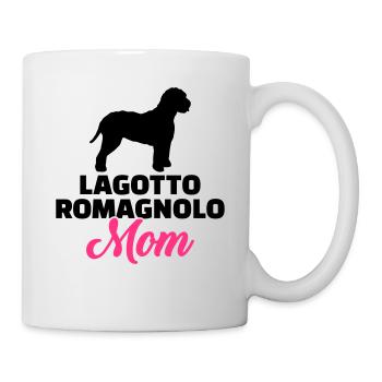 Lagotto Romagnolo - Tasse - Weiß - Rechts